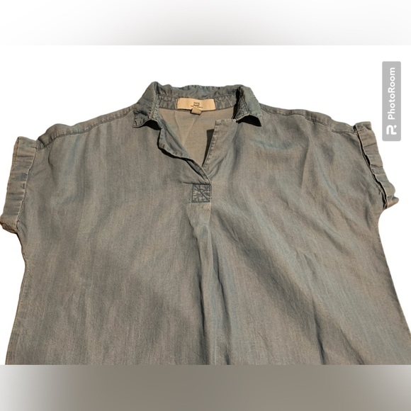 Thread + Supply lightweight denim chambray shirt dress. Like new! XS - Picture 2 of 4